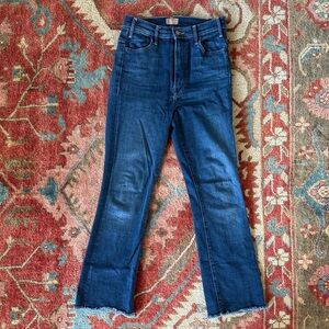 MOTHER Hustler Ankle Fray Jeans